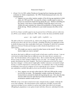 Homework Chapter 13 - Montana State University