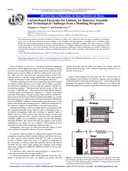 Carbon-Based Electrodes for Lithium Air Batteries: Scientific and