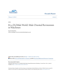 It`s a (Fe)Male World: Male-Oriented Revisionism