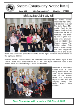 Sneem Community Notice Board