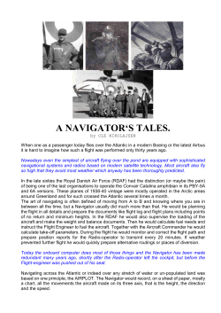 a navigator`s tales.