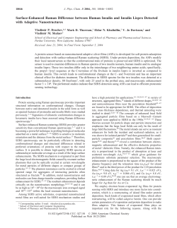 Surface-Enhanced Raman Difference between Human Insulin and