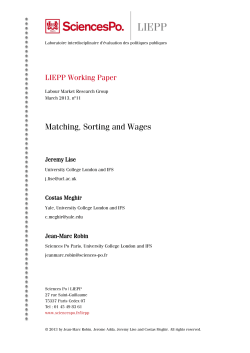 Matching, Sorting and Wages