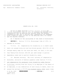 SENATE BILL NO. 2040 AN ACT TO AMEND