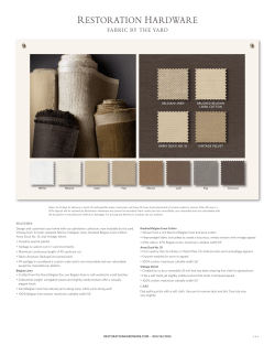 fabric by the yard - Restoration Hardware