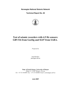 This document - SARA &ndash; electronic instruments