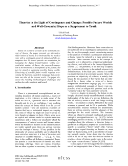 Theories in the Light of Contingency and Change