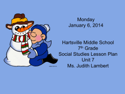 Check for Understanding - Hartsville Middle School