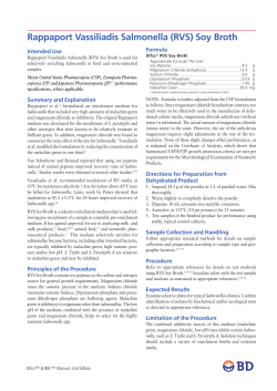Rappaport Vassiliadis Salmonella (RVS) Soy Broth