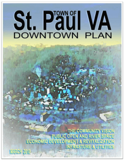 Master Plan for St - Town of St. Paul, VA