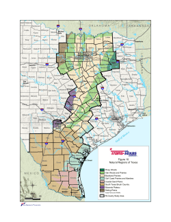 Figure 10 Natural Regions of Texas