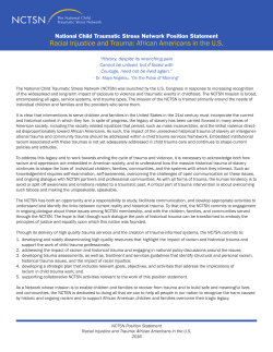 Racial Injustice and Trauma