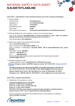 material safety data sheet n,n-diethylaniline