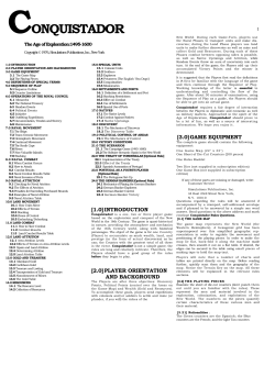 conquistador - Limey Yank Games