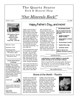 Our Minerals Rock! - The Quartz Source