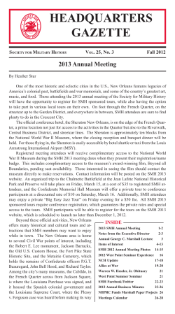 Fall 2012 - The Society for Military History