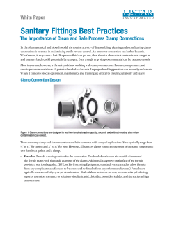 Sanitary Fittings Best Practices