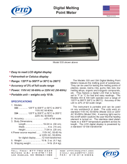 Digital Melting Point Meter