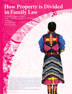 How Property is Divided in Family Law