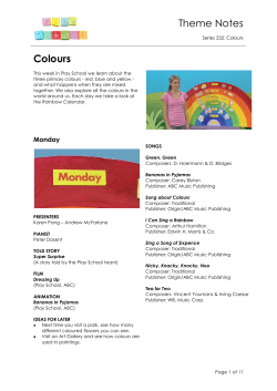 Theme Notes Colours
