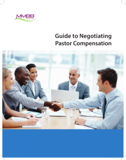 Guide to Negotiating Pastor Compensation