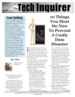 10 Things You Must Do Now To Prevent A Costly Data