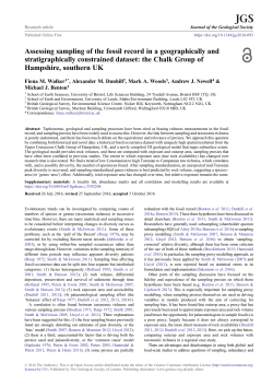 1 - Journal of Geological Society