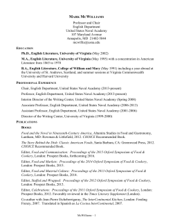 Professor and Chair English Department United States