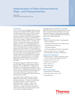 Determination of Plant-Derived Neutral Oligo