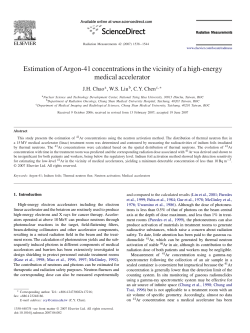 Estimation of Argon-41 concentrations in the vicinity