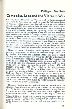 Cambodia, Laos and the Vietnam War
