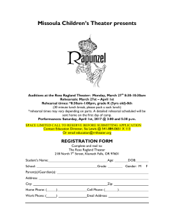 Missoula Children`s Theater presents