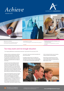 Too many exams and not enough education