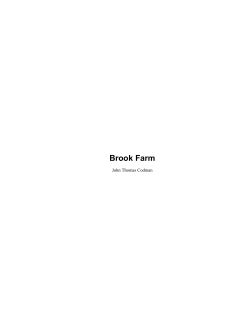 Brook Farm - Encyclopaedia.com