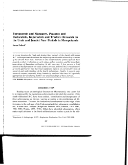 Bureaucrats and Managers, Peasants and Pastoralists