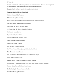 Suggested Reading List for Choice Book Chains by Laurie Halse