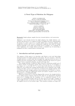 A Novel Type of Skeleton for Polygons
