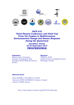 proceedings - Avalon Institute of Applied Science