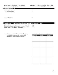 Key Issue #1 - CHS History Home Page