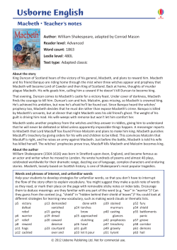 Macbeth teacher`s.indd