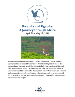 Rwanda and Uganda: A Journey through Africa