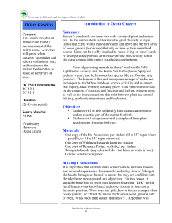 Lesson 1 - University of Hawaii at Hilo