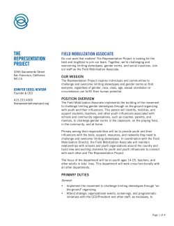 field mobilization associate