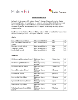 signed the Maker Promise