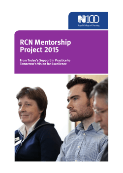 RCN Mentorship Project 2015