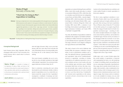 I Feel Like I`m Going to Win - Qualitative Sociology Review