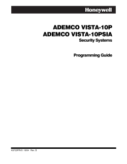 ADEMCO VISTA-10P ADEMCO VISTA