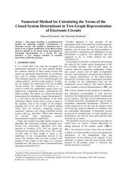 Numerical Method for Calculating the Terms of the Closed System