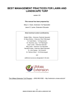best management practices for lawn and