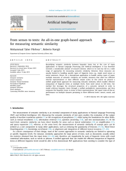 From senses to texts: An all-in-one graph-based